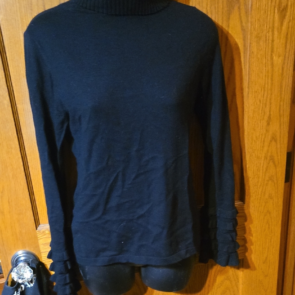 Anne Fontaine Black Turtleneck Sweater